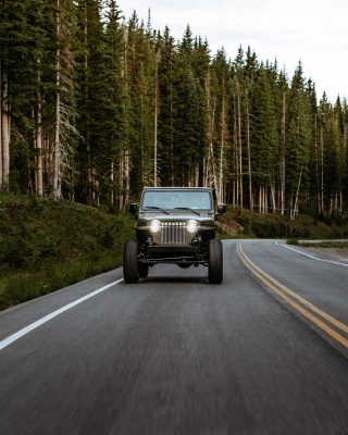 Willys Jeep Build, 2018. Marketing images for Utah metal fabricator Bentley Garner’s Jeep build.