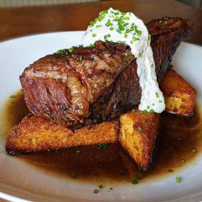 Provo's Communal offers a variety of dishes including their Braised Beef Short Rib meal.