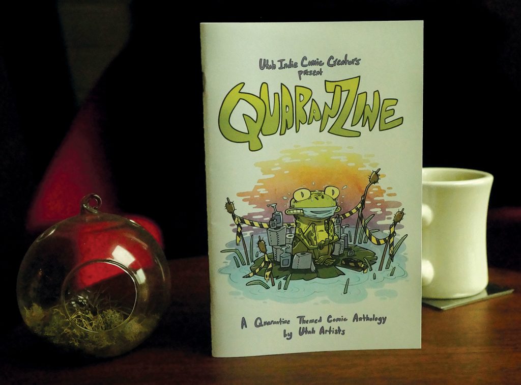 Quaranzine is a quarantine-themed zine curated by D. Bradford Gambles and SLUG illustrator Spencer Holt, featuring local illustrators’ comics about living in the age of COVID-19.