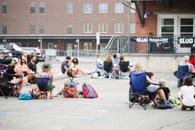 With strict social-distancing guidelines, the August SLUG Picnic provided a fun and safe concert experience. Photo: Erin Sleater