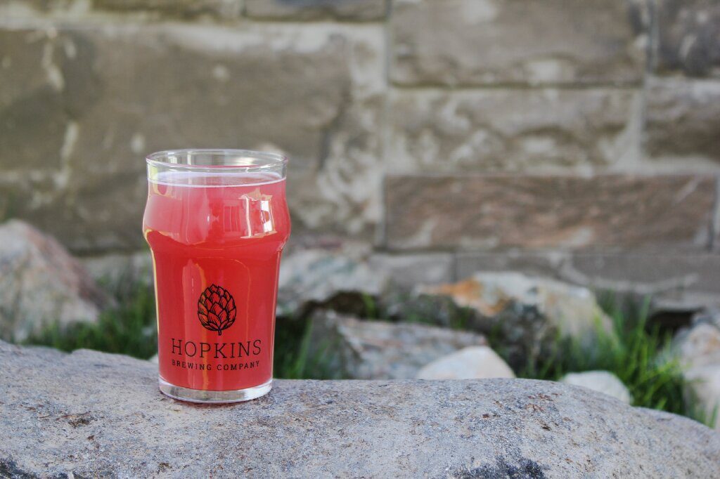 The team at Hopkins Brewery is dedicated to creating interesting beer using locally sourced products, such as their fan-favorite Raspberry Gose.
