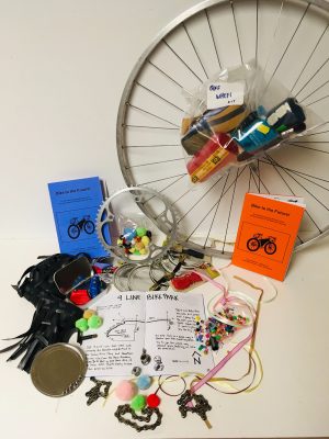 Clever Octopus' Bike to the Future Kits emphasize the creative potential of a trash-to-treasure mindset.