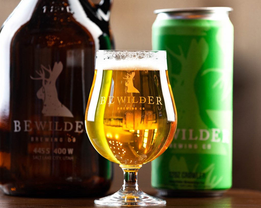 Bewilder's Oat Pale Lager has pleasant aromas of florals and grain.