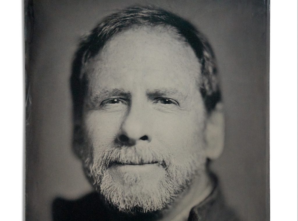 Ed Rosenberger, 2019, large format, wet-plate image. Photo: David Hyams, Luminaria.