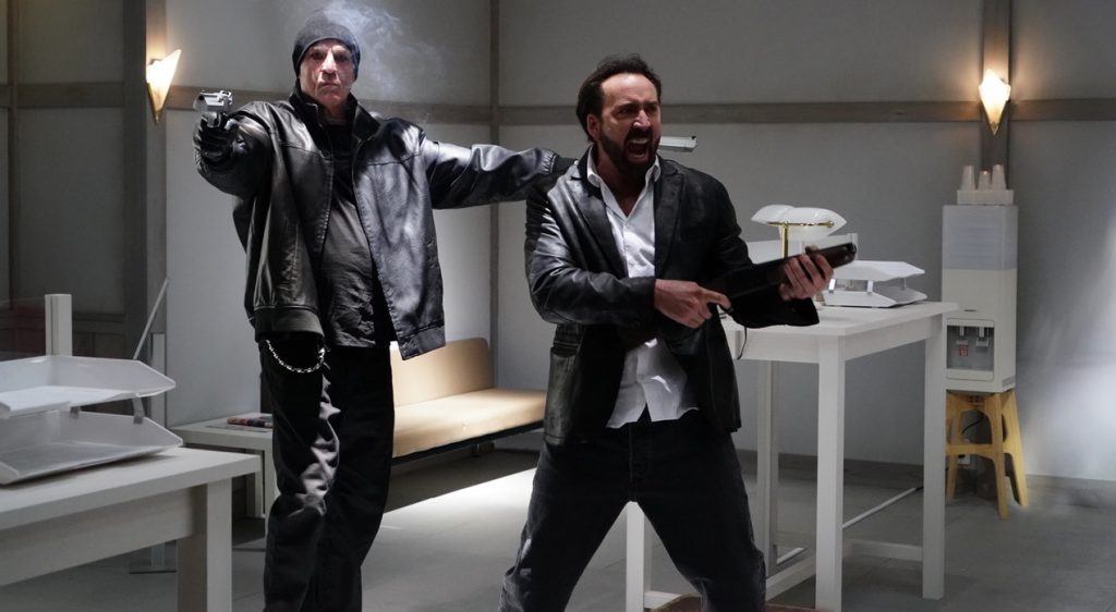 Still of Nick Cassavetes and Nicolas Cage in Prisoners of the Ghostland
