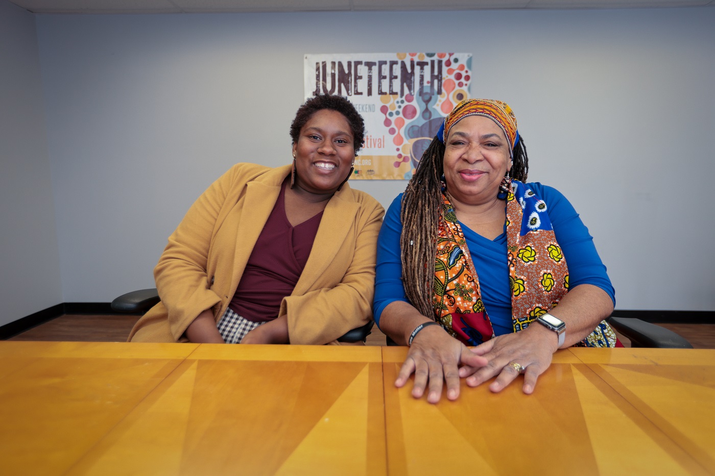 (L–R) With Project Success Coalition, Harambee Youth Council Advisor Terri Hughes and Director Betty Sawyer uplift Utah’s Black community through events, educational initiatives and more.