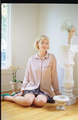 Hannah Ruth situates her styling at the intersection of vintage, Victorian and modern trends.