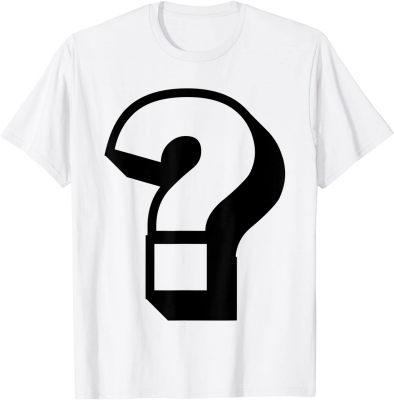 SLUG Mag t shirt with question mark