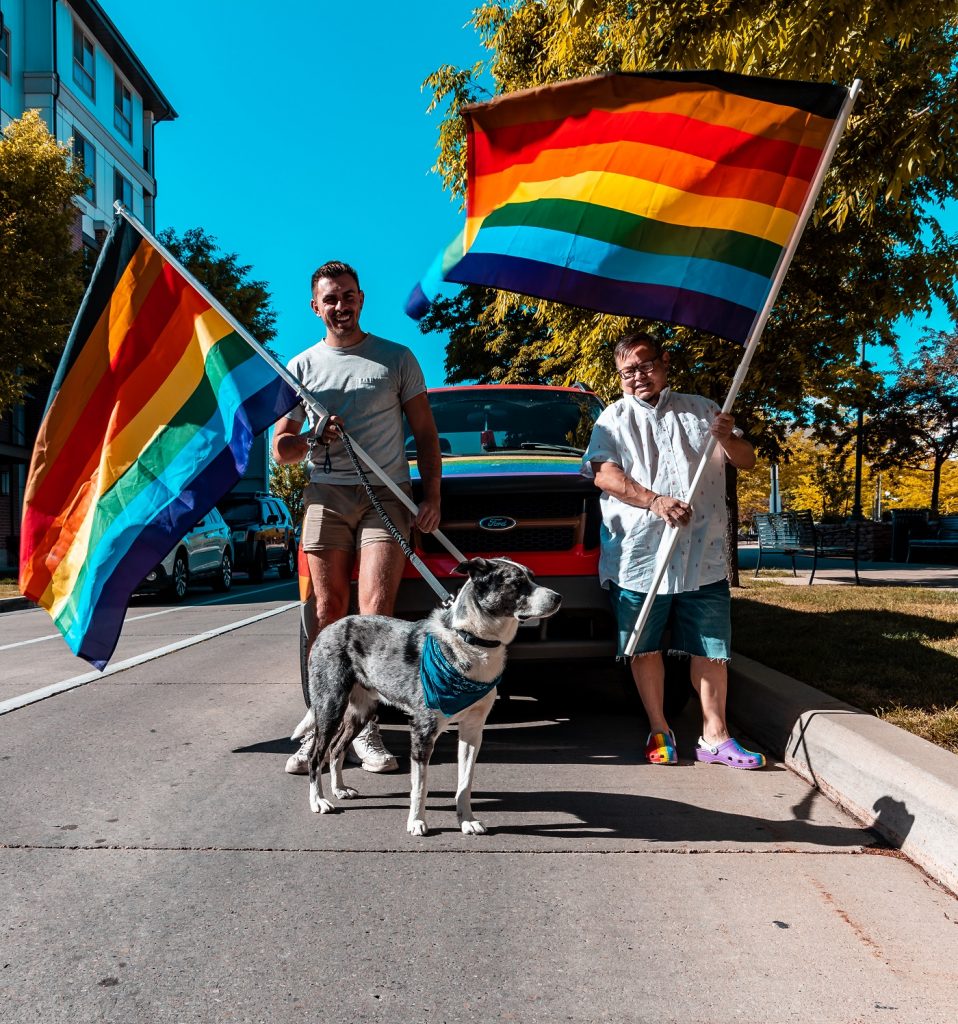 Project Rainbow, an organization set out to bring community to Utah, is responsible for rainbows springing up in Utah.