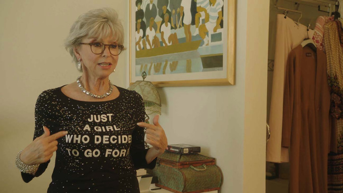Rita Moreno: Just A Girl Who Decided To Go For It chronicles a 70-plus-year career filled with spectacular highs and near-tragic lows.