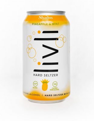 Livli Pineapple Mint Seltzer, Shades Brewing