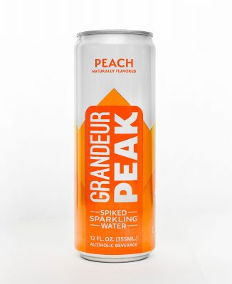 Grandeur Peak Peach Spiked Sparkling Water, Squatters Brewing Co.