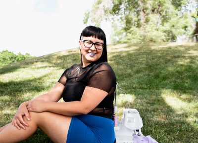 “Being a queer, Brown person myself, having my own business gives me a beautiful opportunity to prioritize and highlight folks in that community,” Mel Martinez says.