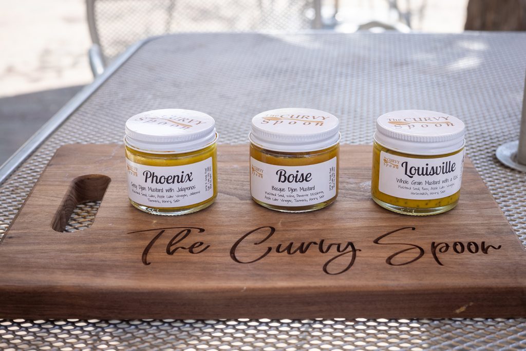 Once making fun vinaigrettes for lunches, Valerie Koonce now ships mustard around the world.