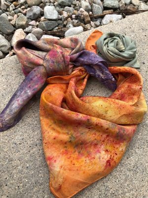 Sage Adornment's bundle-dying workshop is a great invitation to explore natural dye in a bite-size piece. 