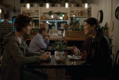 See You Then's bottled setting and dialogue-driven style give the film a casual smallness as it presents two flawed people trying to heal.