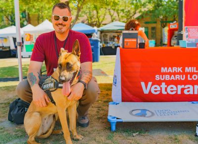 The Malinois Foundation came out with the support of Mark Miller Subaru to talk about their cause of providing service dogs for those in need.