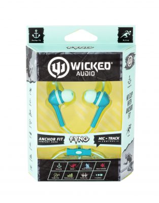 One of Gardner’s packaging designs for Wicked Audio headphones.