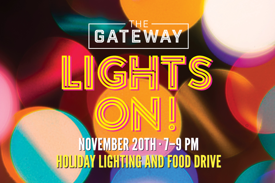 Lights On! – Holiday Lighting Event and Food Drive
