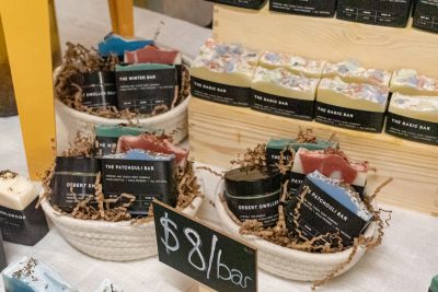 A selection of soaps from long-time Craft Lake artisan Yellow Yarrow Apothecary.