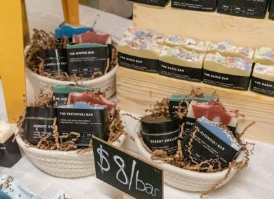 A selection of soaps from long-time Craft Lake artisan Yellow Yarrow Apothecary.