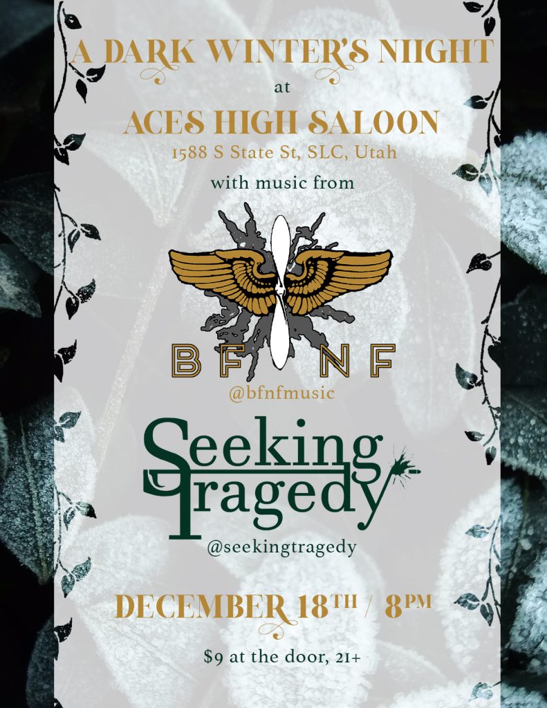 A Dark Winter’s Night at Aces High Saloon: Black Flak and the Nightmare Fighters + Seeking Tragedy