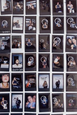 A sample of polaroid snapshots from Rebel House classes.