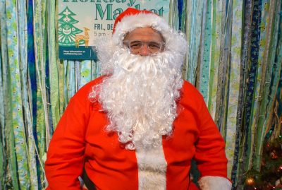 Santa made a special appearance at this year's Holiday Market.