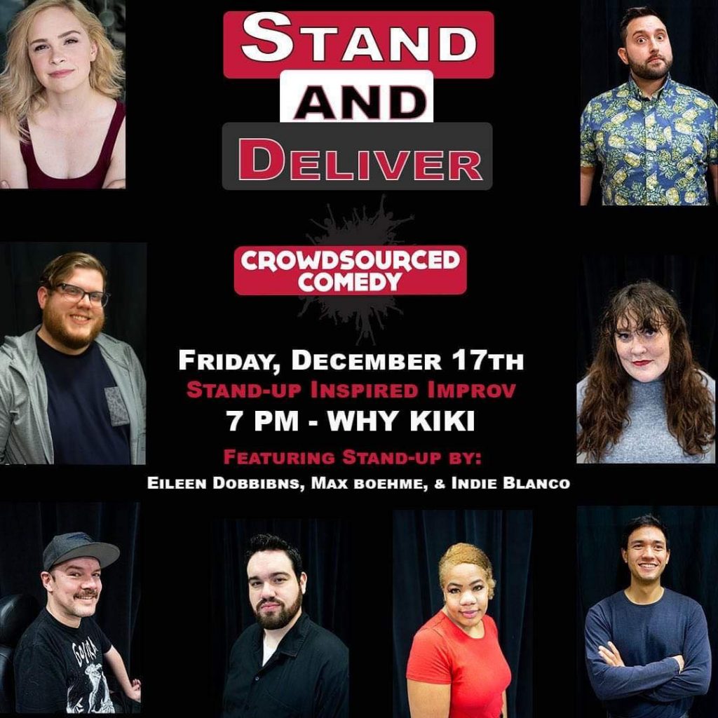 Stand-up inspired Improv LIVE at Why Kiki