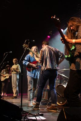 The Painted Roses onstage at local venue The Depot.