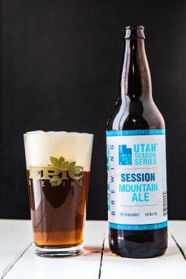 An American pint glass is a typical style of beer glass and is common for most breweries.