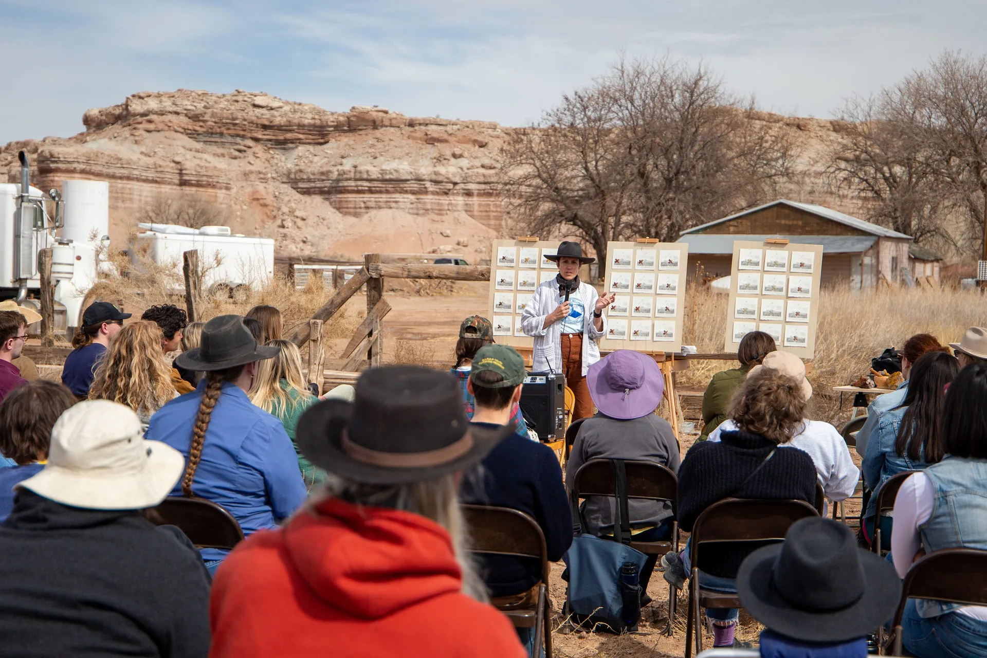 Speaker in front of crowd at Epicenter Spring Summit 2022