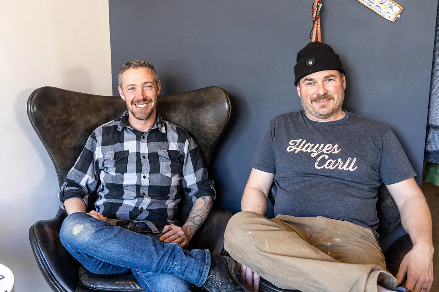(L–R) Patrick Bourque and Conor Brown opened Offset Bier in September 2021 with equal focus on tradition and innovation.