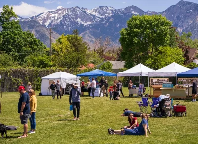 Beautiful weather made for a perfect day to lounge in the grass and enjoy Spring in Salt Lake City.