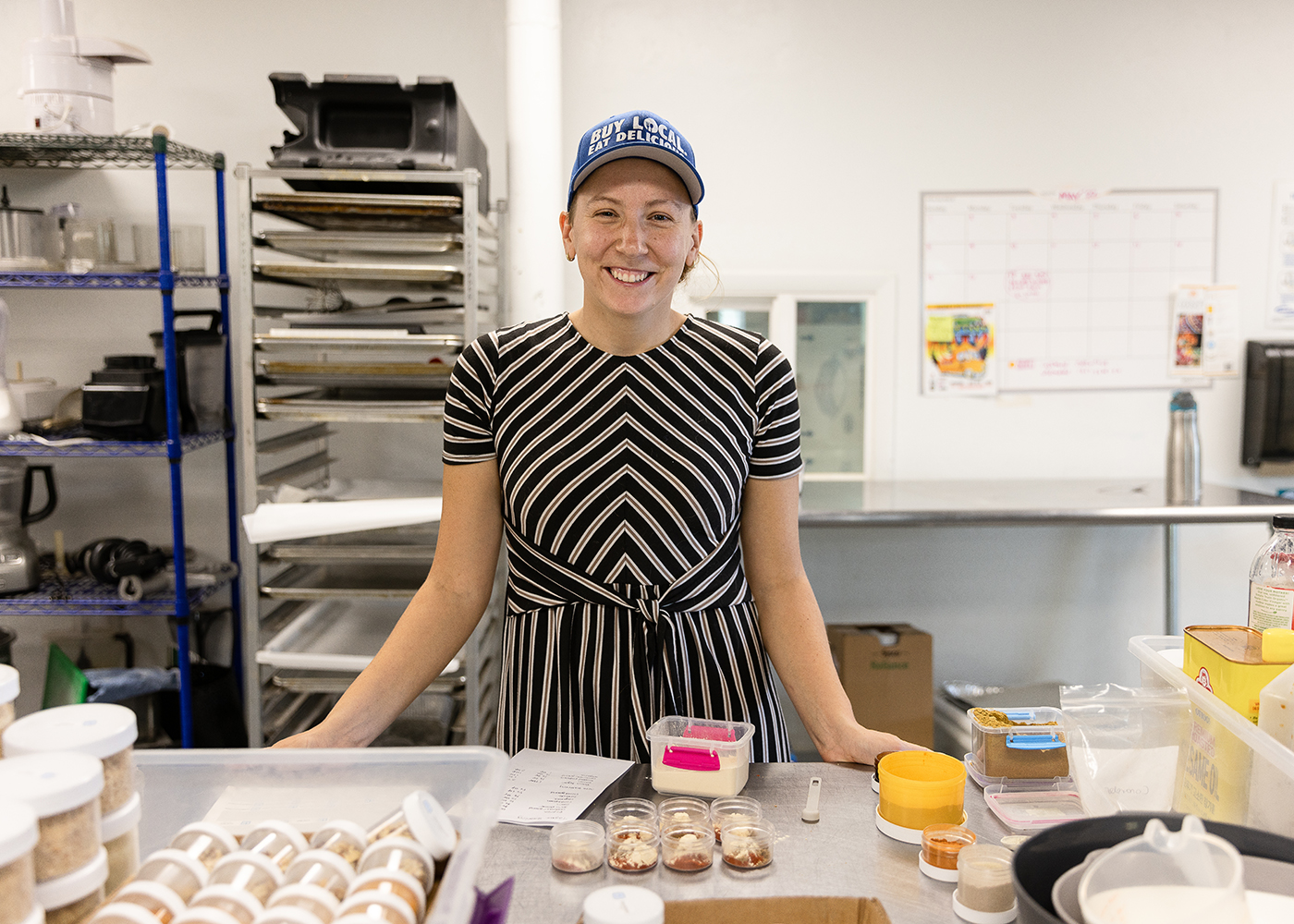 Rachel Smith prepares vegan meal kits for her monthly subscription service, SLC Chow, using local, fresh and tasty ingredients.