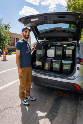 “I want to make it as easy as possible to repurpose food scraps, but also address specialty items that Salt Lake recycling can’t take,"Hector Alvarado says. 
