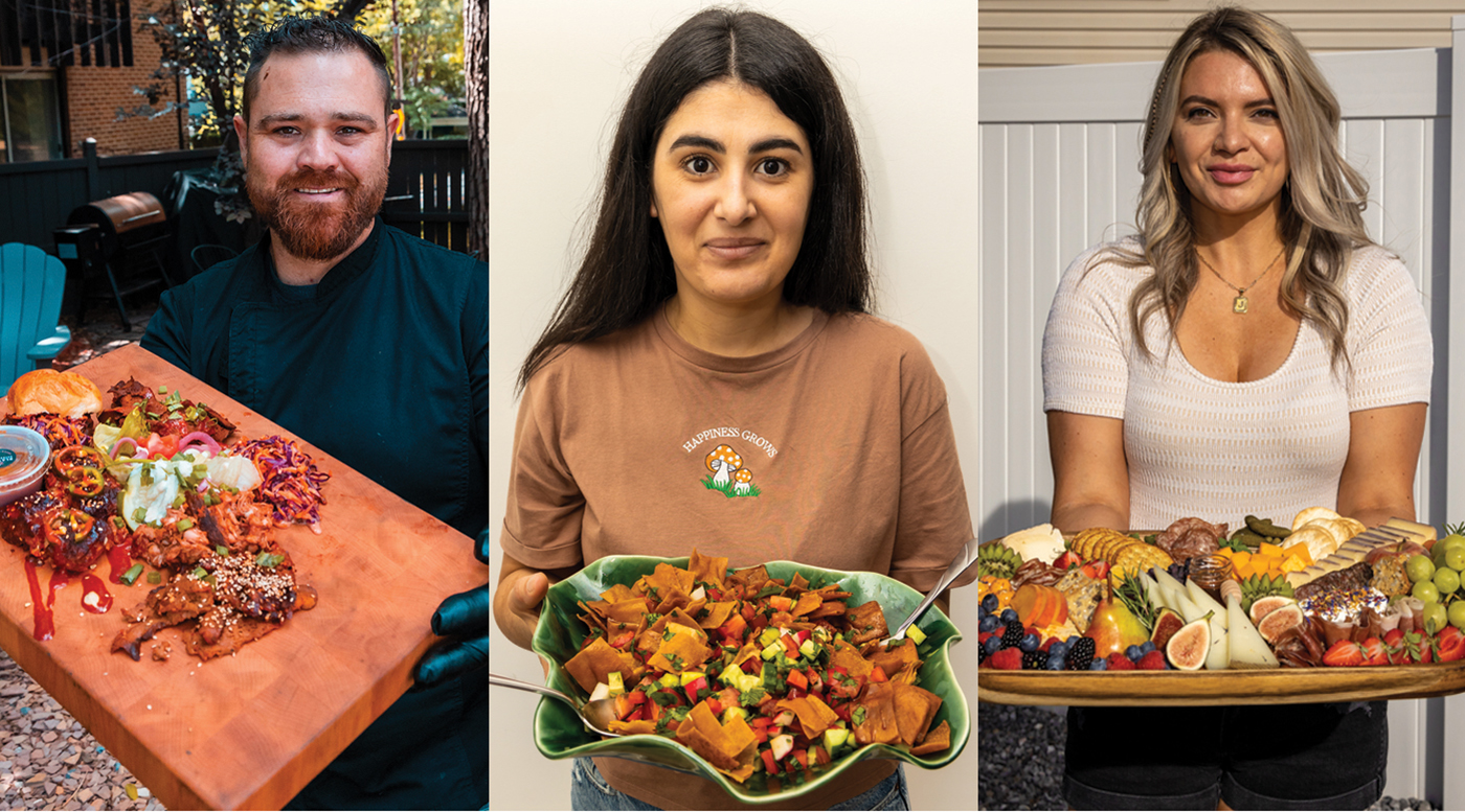 From charcuterie boards to vegan BBQ to home-cooked Kurdish food, Blatch’s Backyard BBQ, Naz Foodies and Harvest and Honey Co. offer the best of themselves.