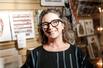 “I’d go to art shows and go around collecting all of these business cards,” Gail Piccoli says. “I had a binder filled ... and a couple of locals I knew, and that’s how I started the shop."