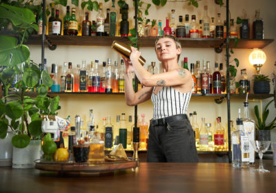 "[Bartending] allowed me a space to experiment more on how I wanted to express myself," Pace says. (Photo: John Taylor)
