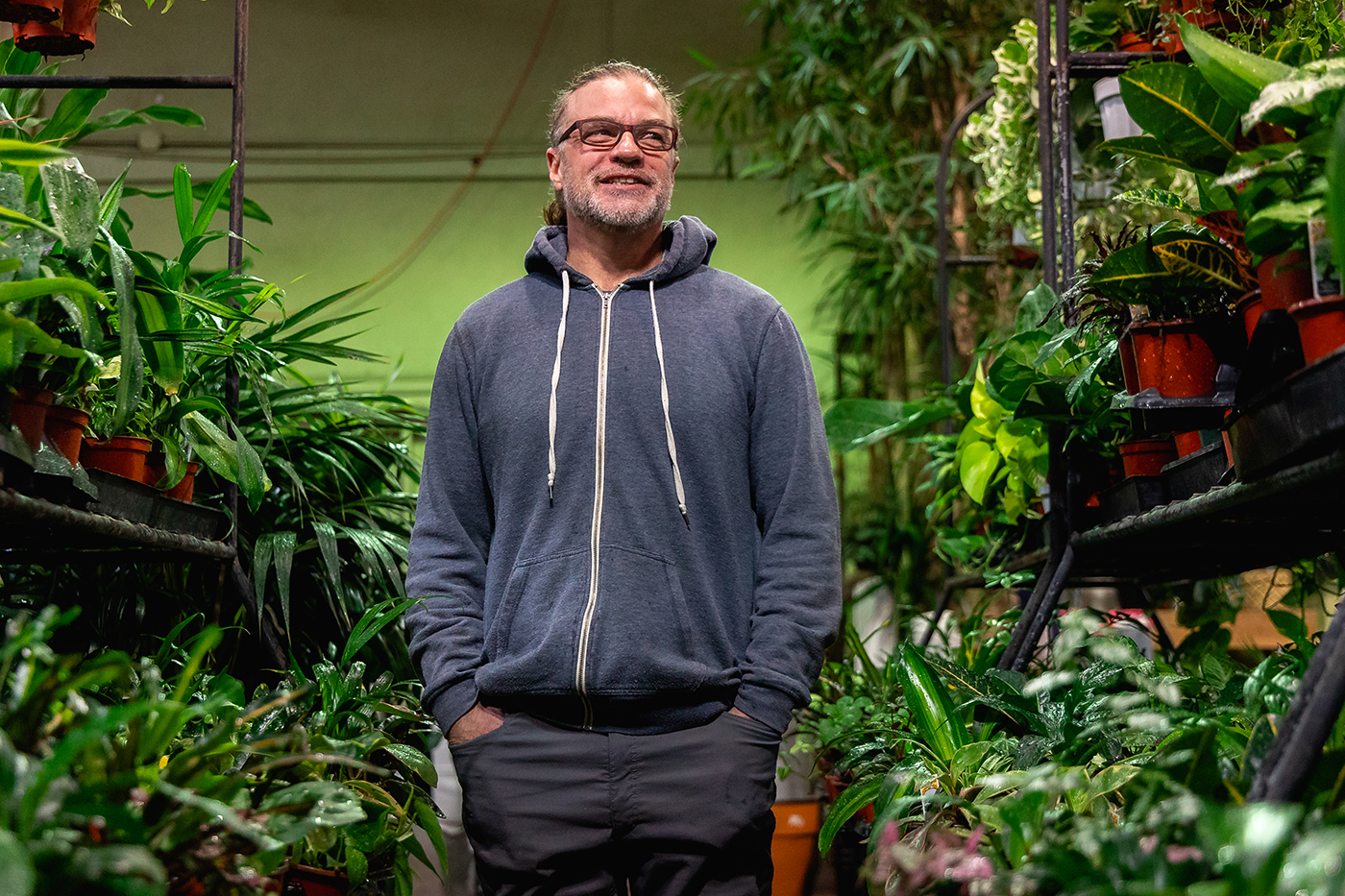 John Mueller has owned and operated Paradise Palm since 1998 and has made caring for and educating people about indoor plants his life’s work.