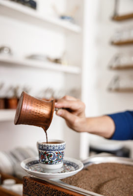Turkish coffee is over 500 years old, with tools and methods that have been preserved for centuries.