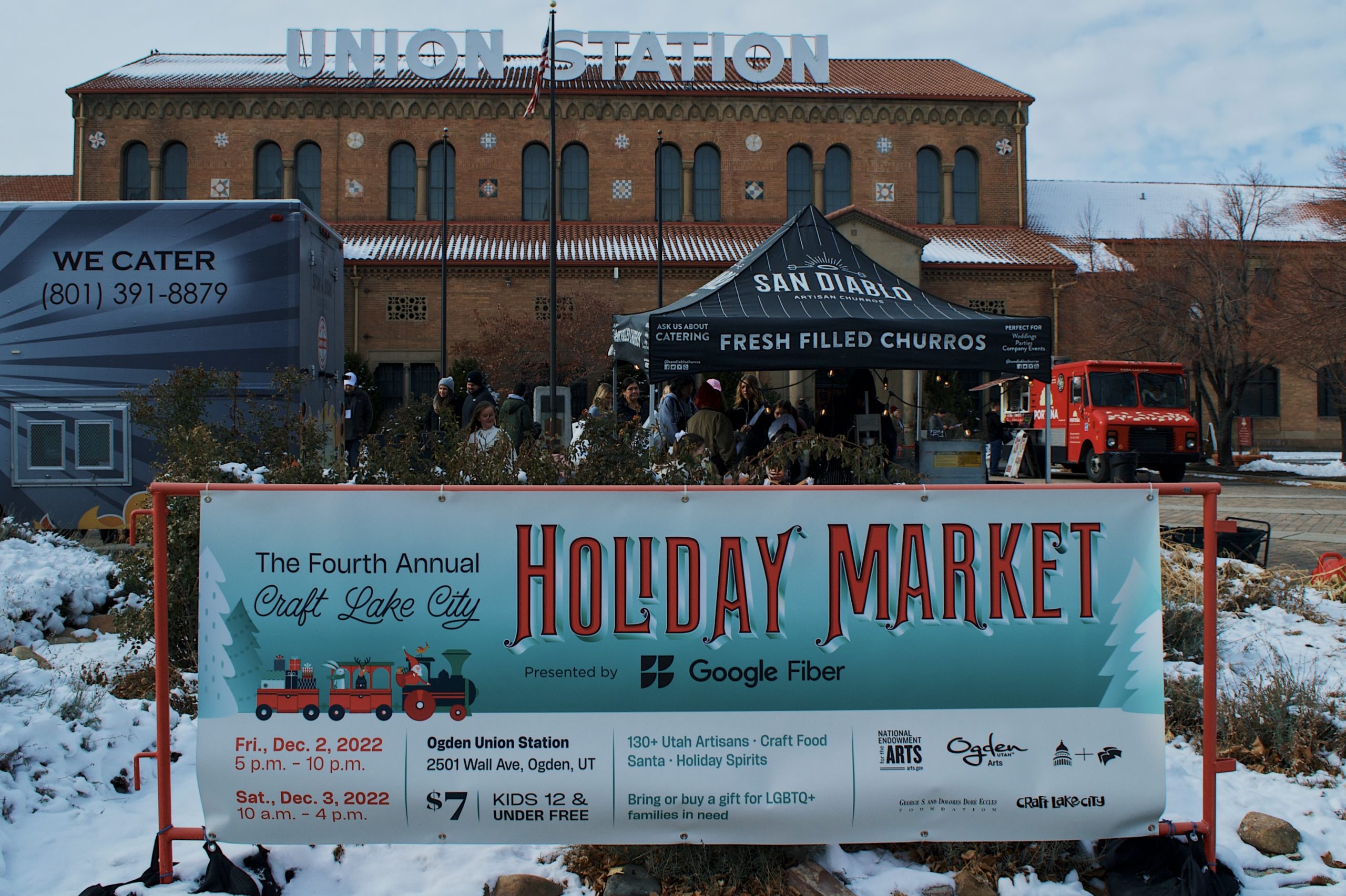 Craft Lake City’s Holiday Market was finally here and you could feel the holiday spirit in the crisp winter air (Photo: Lexi Kiedaisch).