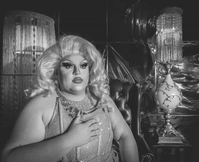 When it comes to starting drag, Mari encourages baby queens, “[to] just go for it.” Learn your face and how to do your makeup in a way that fits you best, she says. (Photo: Bonneville Jones)