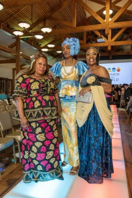 With so many amazing dresses in the room, it can be hard to tell the fashion show’s models apart from the guests. Photo: John Barkiple