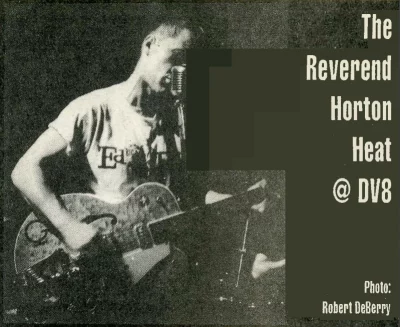The Reverend Horton Heat @ DV8. Concert Review: July 1993