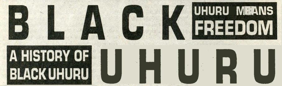 A History of Black Uhuru: August 1993