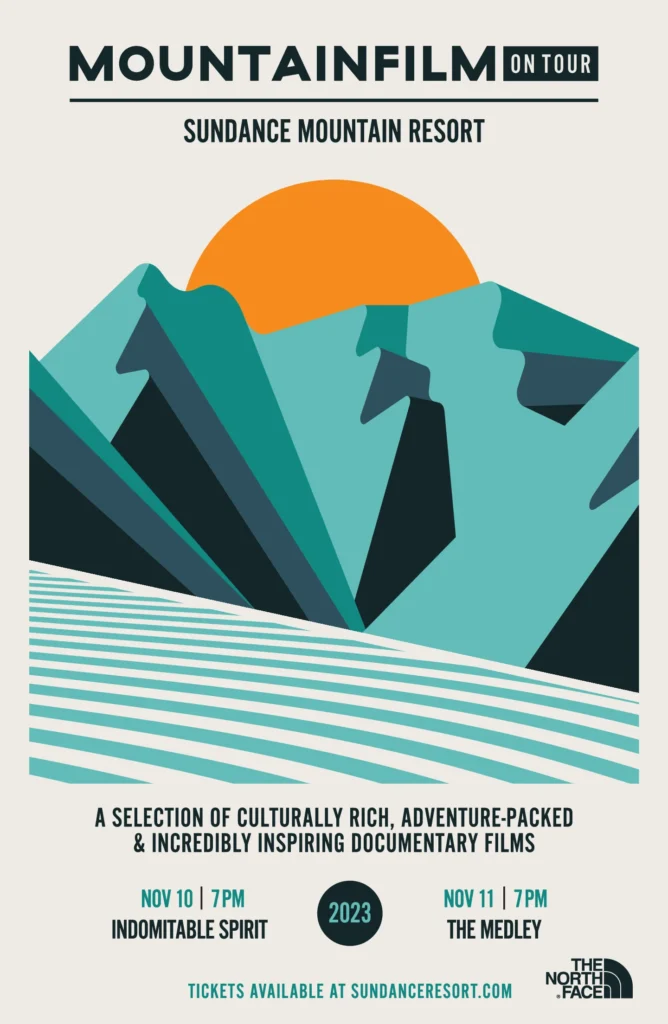 Poster for Mountainfilm on Tour at Sundance Resort. Courtesy of Sundance Resort