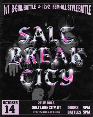 Flyer for Salt Break City. Photo courtesy of 1520 Arts.
