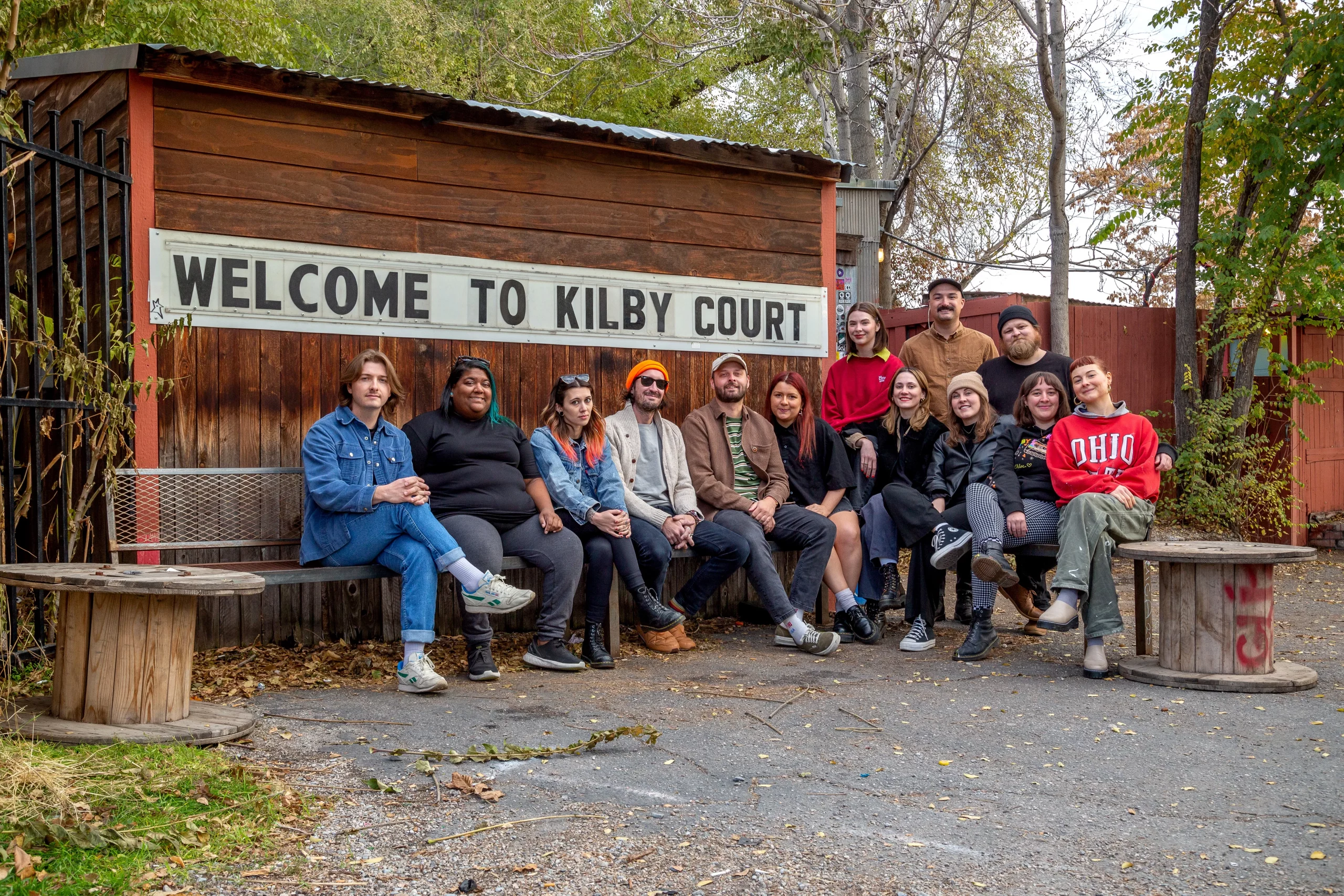 The S&S team from L–R: Tom Petersen, Alisha Archibald, Haley Zelda, Lance Saunders, Dustin Turley, Riley Bode, Faye Barnhurst, Moriah Glazier, Nic Smith, Billy Eusterman, Taylor Lines, Chloe Monson and Elaine Sayer.