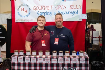 The gourmet spicy jelly booth